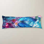 Ruby Crystals Garden Butterfly Seitenschläferkissen (Rückseite)