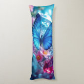 Ruby Crystals Garden Butterfly Seitenschläferkissen (Rückseite (Vertikal))