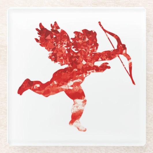 RUBY CUPID GLASUNTERSETZER (Vorderseite)