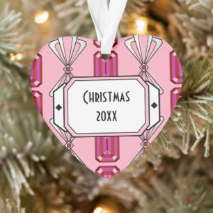 Ruby Deko Stripe Ornament