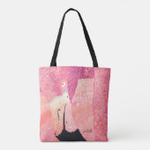 Ruby der Flamingo-Tragetasche Tasche (Rückseite)