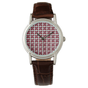 Ruby Diamond Art, Red Armbanduhr
