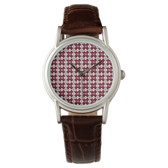 Ruby Diamond Art, Red Armbanduhr (Vorderseite)