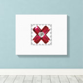 Ruby Diamond Art, Red Leinwanddruck (Insitu (Holzboden))