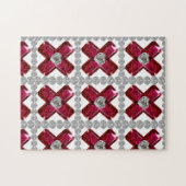 Ruby Diamond Art, Red Puzzle (Horizontal)