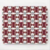 Ruby & Diamond Gemstone Art Red Mousepad (Vorne)