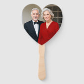 Ruby Diamonds zum 40. Geburtstag der Hochzeit Fächer (Rückseite)