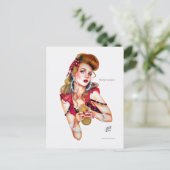 Ruby Dienstag von Elizabeth Austin Postcard Postkarte (Stehend Vorderseite)