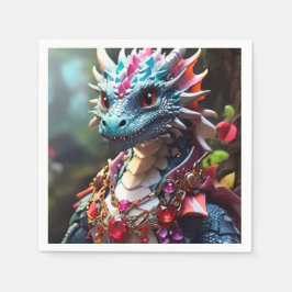 Ruby Dragon Serviette