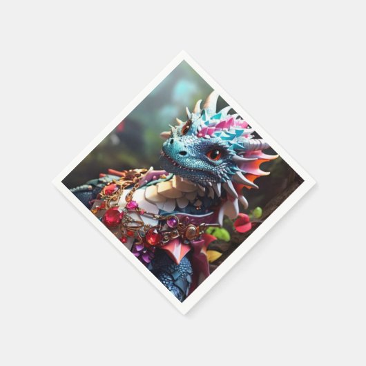 Ruby Dragon Serviette (Ecke)