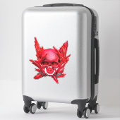 Ruby-Edelskull Aufkleber (Koffer)