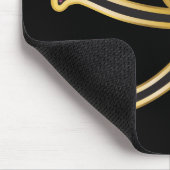 Ruby Eye von Ra in Gold Mousepad (Ecke)