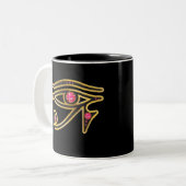 Ruby Eye von Ra in Gold Tasse (Vorderseite Links)