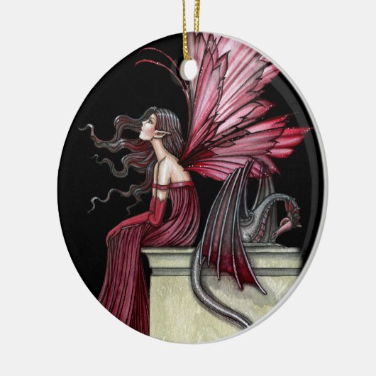 Ruby Fairy and Dragon Ornament (Links)