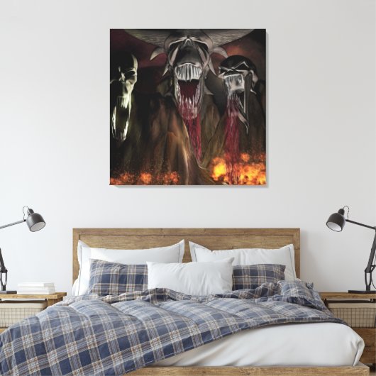 Ruby Falls Horror Art Leinwanddruck (Insitu (Schlafzimmer))