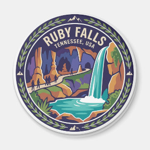 Ruby Falls Tennessee Magnet