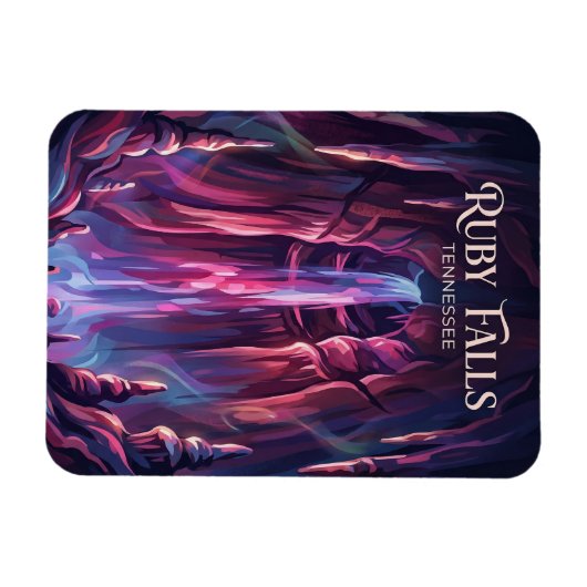 Ruby Falls Tennessee Magnet (Horizontal)