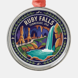 Ruby Falls Tennessee Ornament Aus Metall