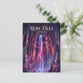 Ruby Falls Tennessee Postkarte (Stehend Vorderseite)
