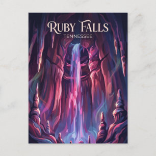 Ruby Falls Tennessee Postkarte