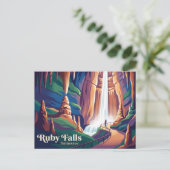 Ruby Falls Tennessee Postkarte (Stehend Vorderseite)