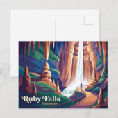 Ruby Falls Tennessee Postkarte (Vorne/Hinten)