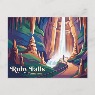Ruby Falls Tennessee Postkarte