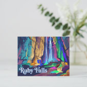 Ruby Falls Tennessee Postkarte (Stehend Vorderseite)