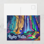 Ruby Falls Tennessee Postkarte (Vorne/Hinten)