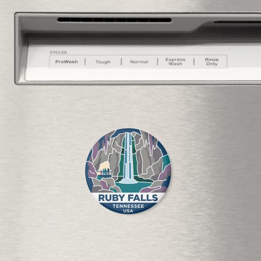 Ruby Falls USA Magnet (In Situ (Geschirrspüler))