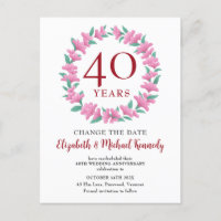 Ruby Floral Pink zum 40. Jahrestag