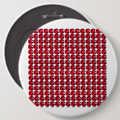 Ruby Gemstone Art, Red Button (Vorne & Hinten)