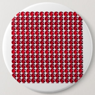 Ruby Gemstone Art, Red Button