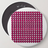 Ruby Gemstone Art, Red Button (Vorne & Hinten)