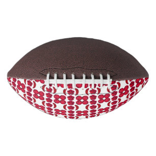 Ruby Gemstone Art, Red Football