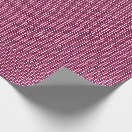 Ruby Gemstone Art, Red Geschenkpapier (Ecke)