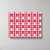 Ruby Gemstone Art, Red Leinwanddruck (Vorderseite)