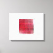 Ruby Gemstone Art, Red Leinwanddruck (Vorderseite)