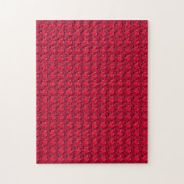 Ruby Gemstone Art, Red Puzzle