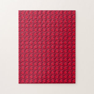 Ruby Gemstone Art, Red Puzzle