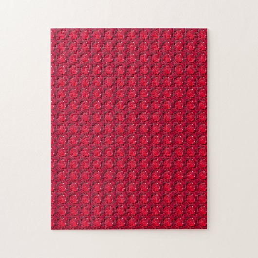 Ruby Gemstone Art, Red Puzzle (Vertikal)