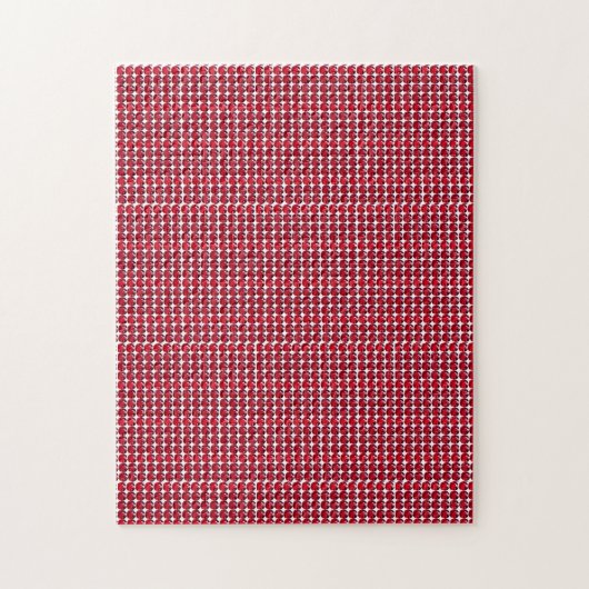 Ruby Gemstone Art, Red Puzzle (Vertikal)