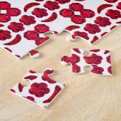 Ruby Gemstone Art, Red Puzzle (Seite)