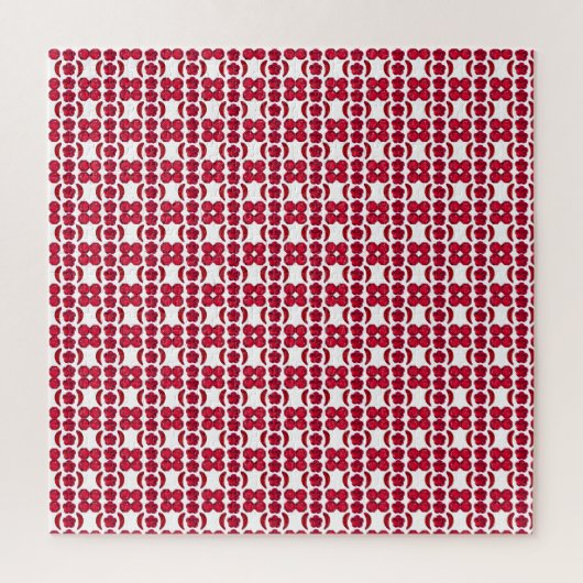Ruby Gemstone Art, Red Puzzle (Vertikal)