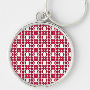 Ruby Gemstone Art, Red Schlüsselanhänger