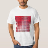 Ruby Gemstone Art, Red T-Shirt (Vorderseite)