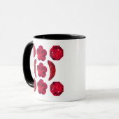 Ruby Gemstone Art, Red Tasse (Vorderseite Links)