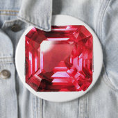 Ruby Gemstone Pink Button (Beispiel)