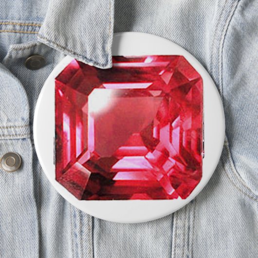Ruby Gemstone Pink Button (Beispiel)