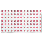 Ruby Gemstone Pink Kissenbezug (Vorderseite-Links)